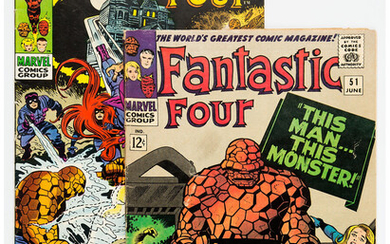 Fantastic Four #51 and 94 Group (Marvel, 1966-70). Includes...