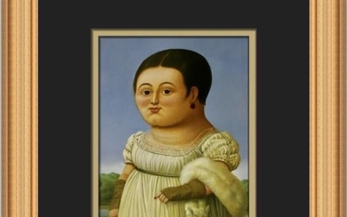 Fernando Botero Mme Riviere Custom Framed Print