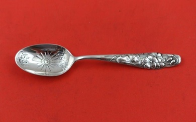 Flora by Shiebler Sterling Silver Teaspoon design in bowl 5 5/8"