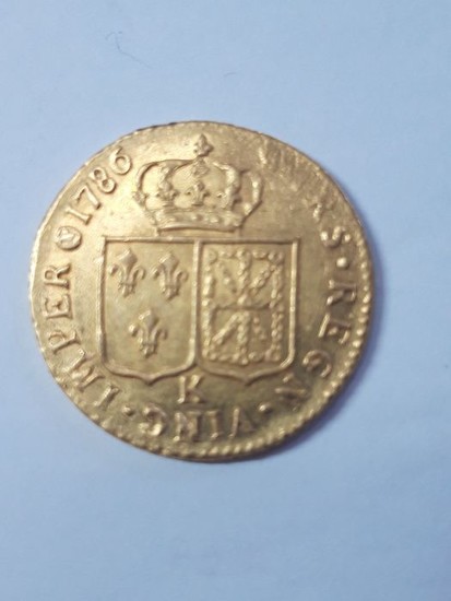 France - Louis XVI - Louis d'or 1786-K (Bordeaux) - Gold