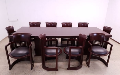 Frank Lloyd Wright - Cassina - Dining room chair, Table (10)