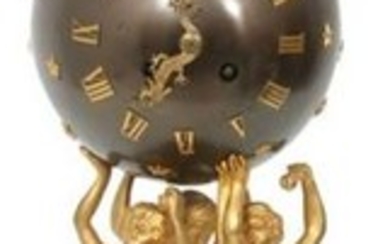 French Figural 3 Graces Clock