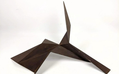 GERALD DiGIUSTO 80 Triangolare 1 Steel Sculpture. Cor-T