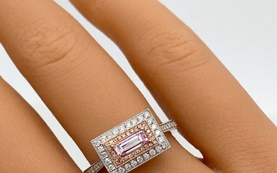 GIA Pink Diamond Ring, 18k Gold