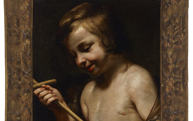 GIOVANNI ANTONIO GALLI, CALLED LO SPADARINO (ROME 1585-1651 JUNE) Young Saint John the Baptist