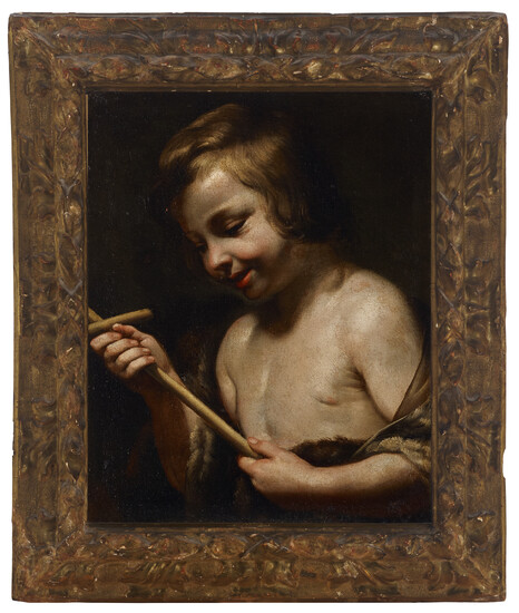 GIOVANNI ANTONIO GALLI, CALLED LO SPADARINO (ROME 1585-1651 JUNE) Young Saint John the Baptist