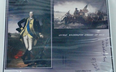 George Washington Strand of Hair Display #11/300