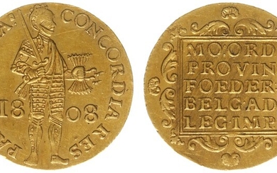 Gouden Dukaat 1808 OVER 1807 (Sch. 120 / R) -...