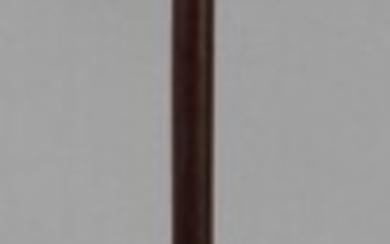 Gratte-dos Memento Mori2ème moitié du 19ème siècle, manche en bois de feuillus foncé, la poignée...