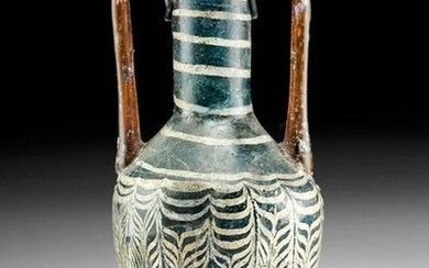 Greek Hellenistic Core Form Glass Amphoriskos