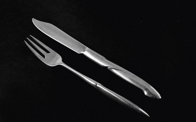 Henry van de Velde, Fruit fork and knife 'Model I'