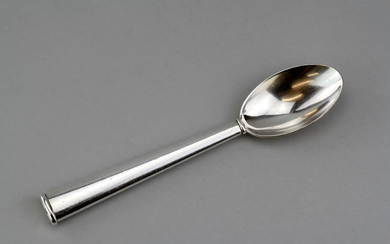 Hermès - Vintage Serving spoon in " Comete " pattern - Silver plated