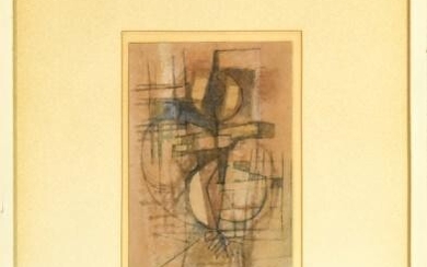 Jean Xceron 1890-1967 Signed & Framed Painting