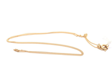 Jewellery Chain Chain "curb" 18K 1,5g length: 47cm width: 1m...
