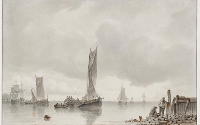 (-), Johannes Christiaan Schotel (Dordrecht 1787 - 1838)...