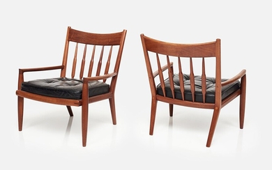 John Nyquist Pair of lounge chairs, 1960s
