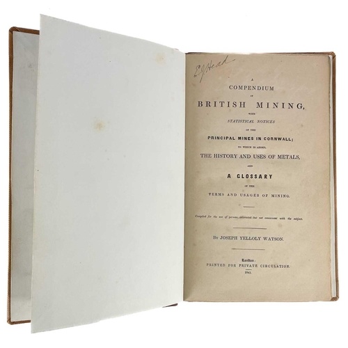 Joseph Yelloly Watson (1817-1888). 'A Compendium of British ...