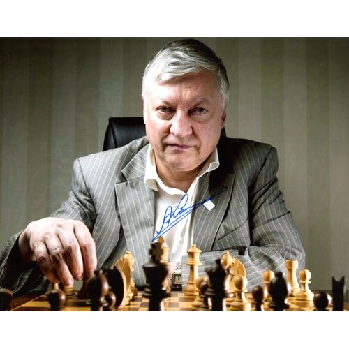 KARPOV ANATOLY: (1951- ) Russian Chess Grandmaster, World Ch...
