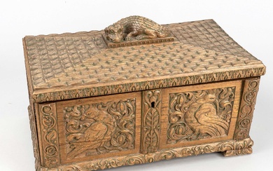 Chest-shaped box, early 20th centur