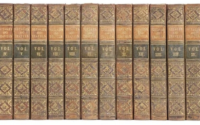 Kerr (Robert). A General History and Collection of Voyages and Travels, 18 volumes, 1824
