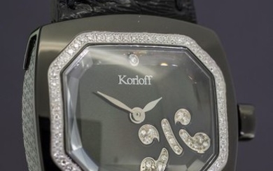 Korloff - Diamonds for 0.33 Carat Transparence Black Swiss Made- TKLB/2 "NO RESERVE PRICE" - Women - BRAND NEW