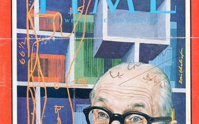 LE CORBUSIER: (1887-1965) Swiss-French Architect, Painter, Urban Planner. A good front cover Time ma...