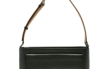 LOUIS VUITTON Monogram Matte Alston Shoulder Bag Noir Black M55122