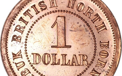 Labuk - British North Borneo, $1, copper proof, undated (Pre 1924), (LaWe-665)