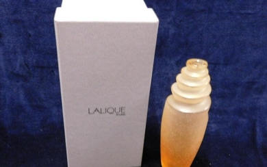 Lalique Amber Vase