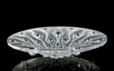 Lalique Crystal Bowl, Serpents