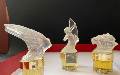 Lalique - 'Les mascottes miniaturen " (1) - Glass / lucite