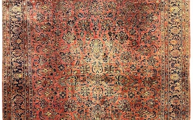 Large 11 x 15 ANTIQUE Persian Sarouk Rug