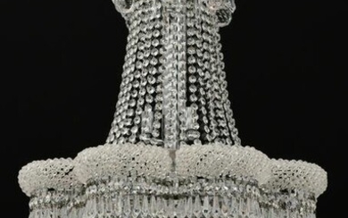 Late 20th Century Crystal Chandelier