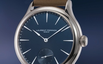 Laurent Ferrier, An elegant white gold wristwatch with cutting edge movement with box and guarantee