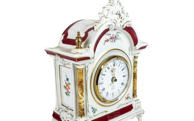 Lindner Handarbeit Porcelain Clock