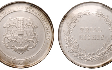 Local, CAMBRIDGESHIRE, Cambridge University, Trial Eights, a frosted silver award medal by...
