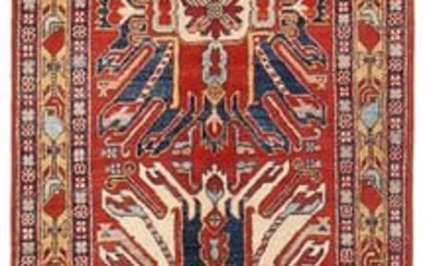 Long Autumnal Majesty 3 x 11 Kazak Handmade Rug