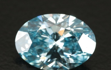 Loose 2.20 CT Lab Grown Fancy Blue Diamond
