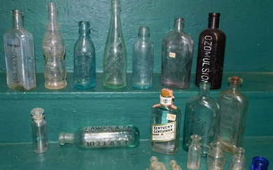 Lot Medicine Bottles