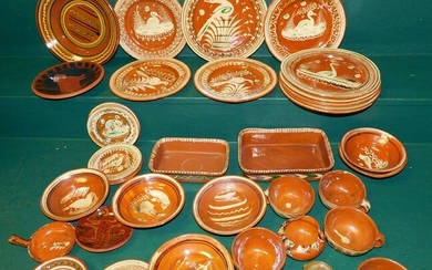 Lot of Redware