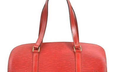 Louis Vuitton LOUIS VUITTON Handbag Epi Leather Castilian Red Women's M52227