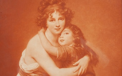 MAISON AD. BRAUN Cie. Reproduction photographique de "Madame Vigée Le Brun et sa fille" d'après...
