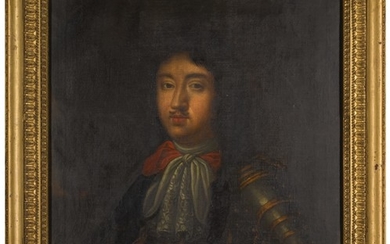 MANNER OF PIERRE MIGNARD | Portrait of man, traditionally identified as Louis, the Grand Dauphin of France (1661-1711), bust length