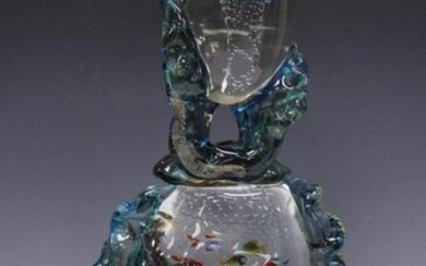 MURANO STYLE VINTAGE SIGNED ART GLASS SCULPTURE