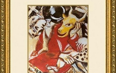 Marc Chagall "To My Betrothed" Custom Framed Print