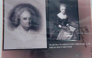Martha Washington Piece of Dress Display #32/300