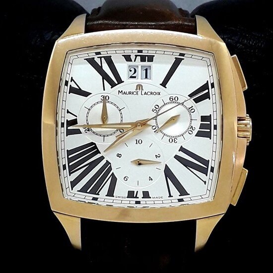 Maurice Lacroix - MIROS -Chronograph -Gold Plated - MI5017 - Men - 2000-2010