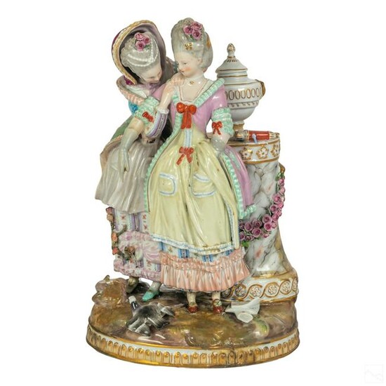 Meissen German Porcelain 19C. Young Bride Figurine