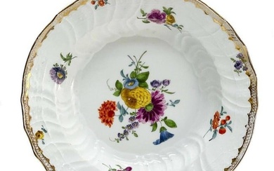 Meissen Germany Hand Painted Porcelain Bowl, early 19th century