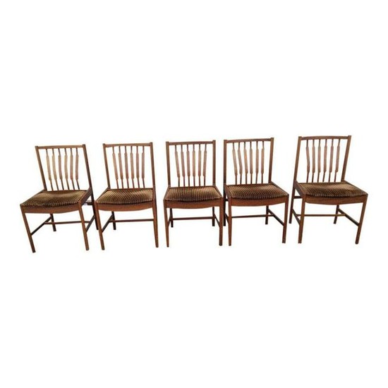 Mid Century Modern Chairs- Set of 5